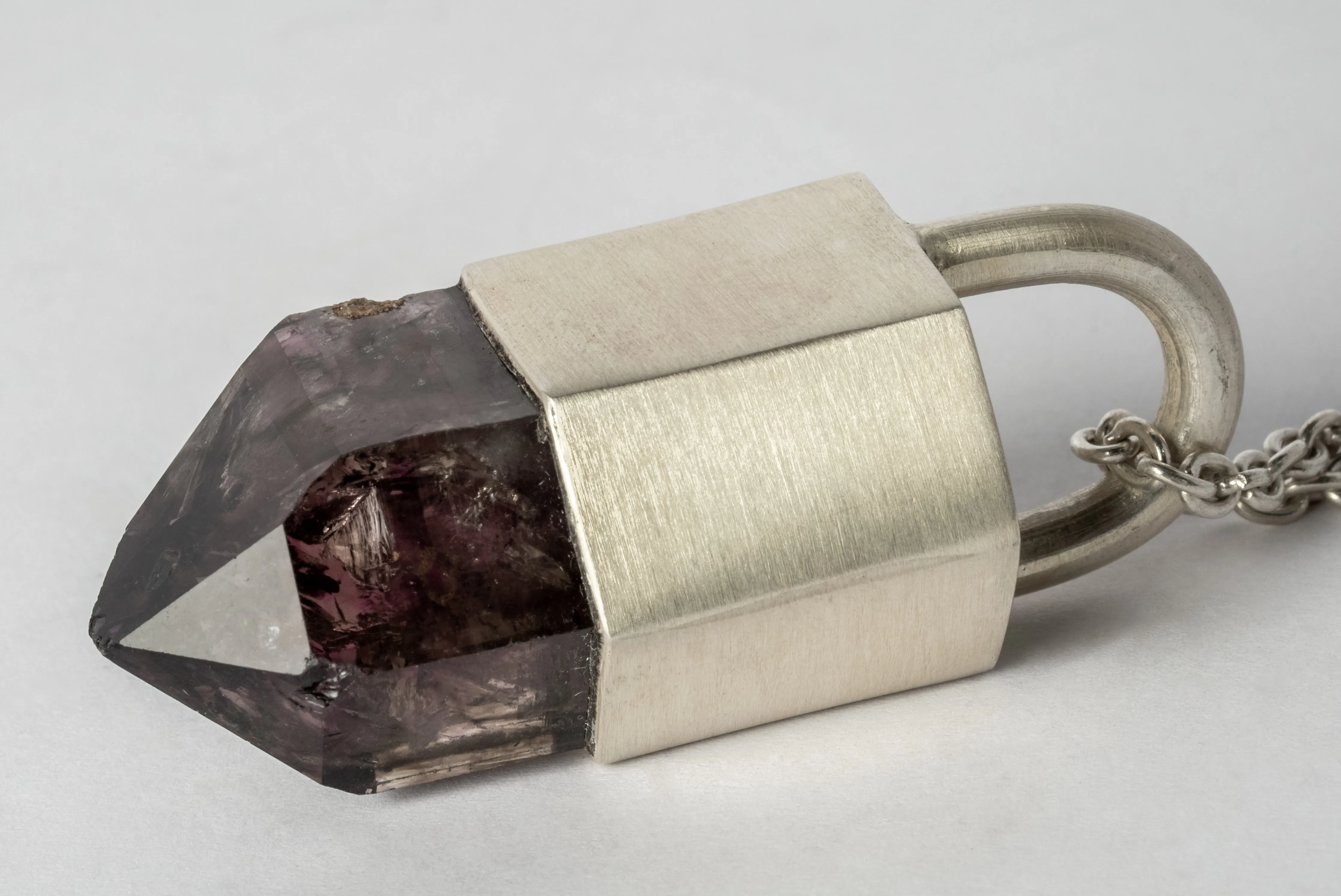 Talisman Necklace (Brandberg Amethyst Quartz, MA BAQ)