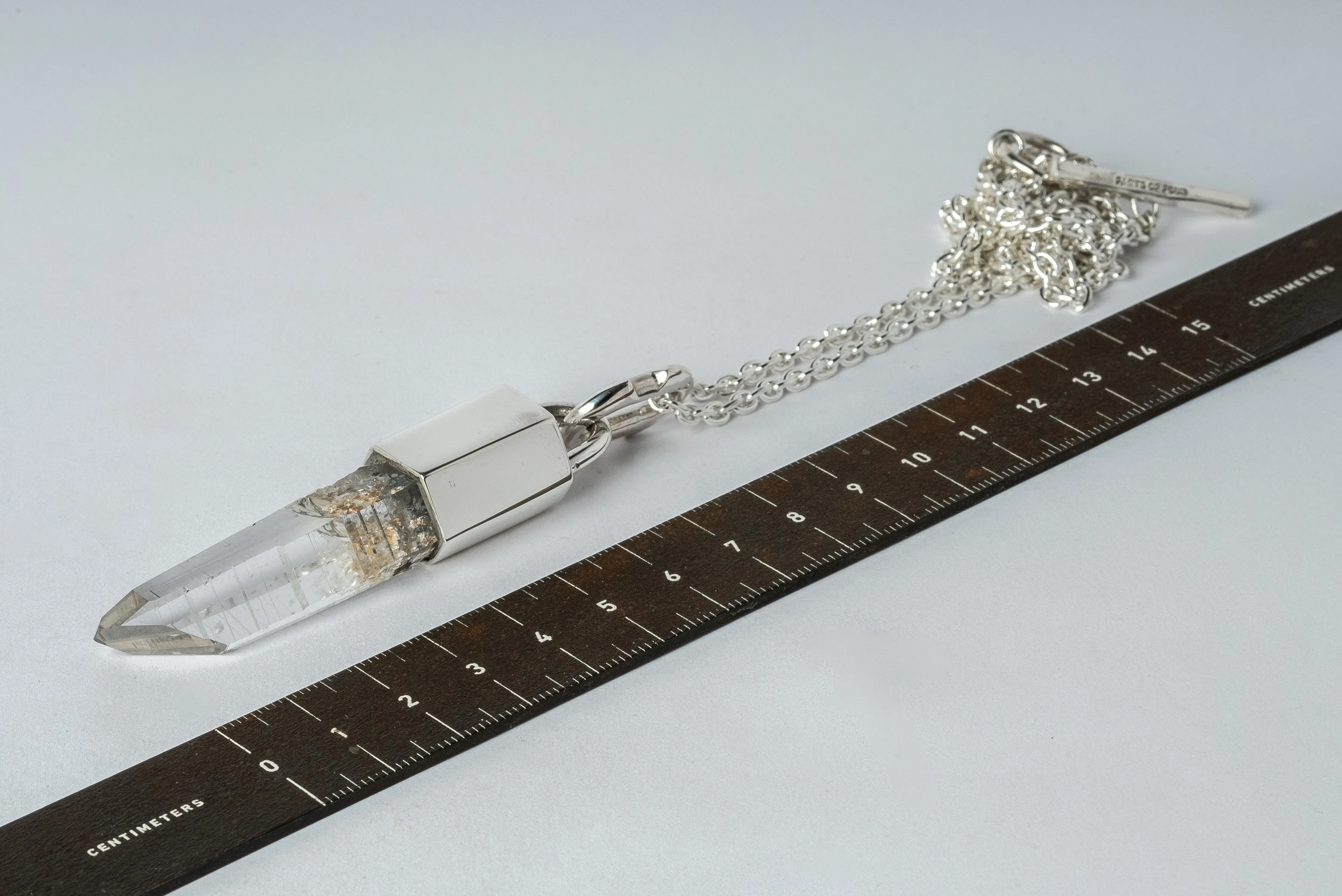 Talisman Necklace (Deco Linked, Lemurian Quartz, PA LEM)