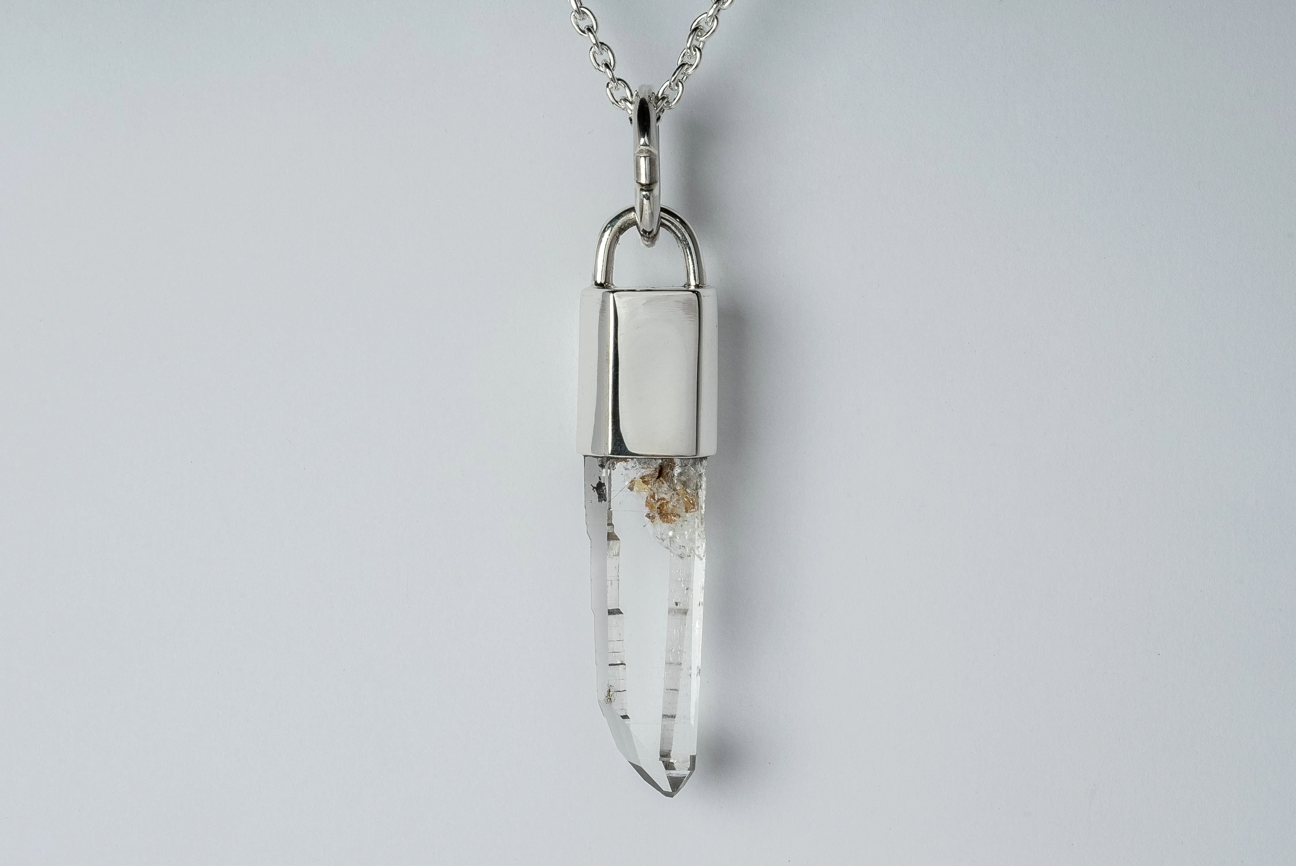 Talisman Necklace (Deco Linked, Lemurian Quartz, PA LEM)