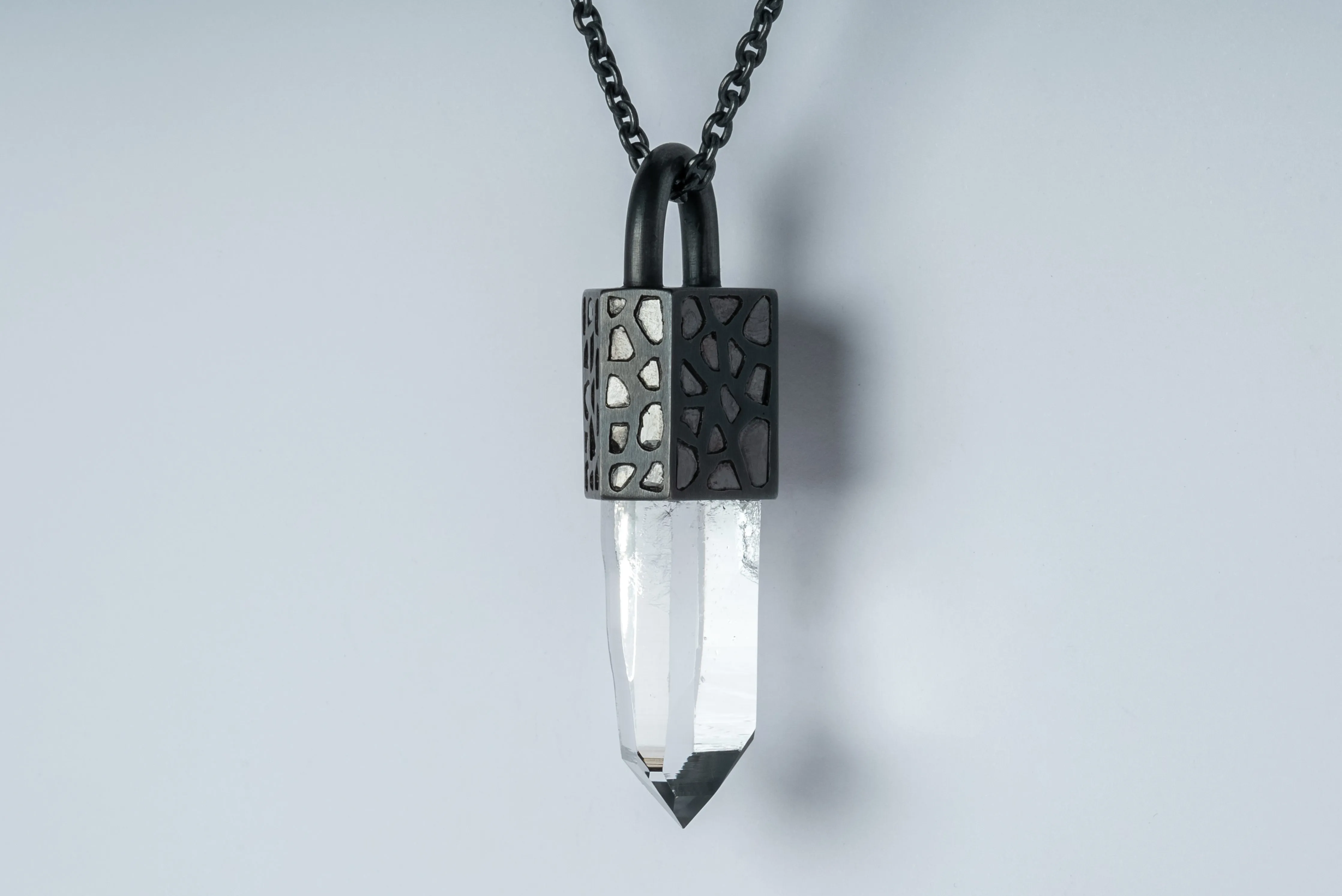 Talisman Necklace (Mega Pavé, Lemurian Quartz, KA LEM DIA)