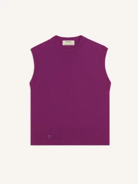 The Crewneck Vest - Royal Purple LP